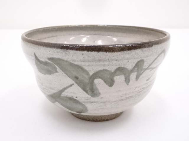 京焼　刷毛目茶碗